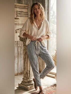 Free People Light As Sunrise Harem Pants